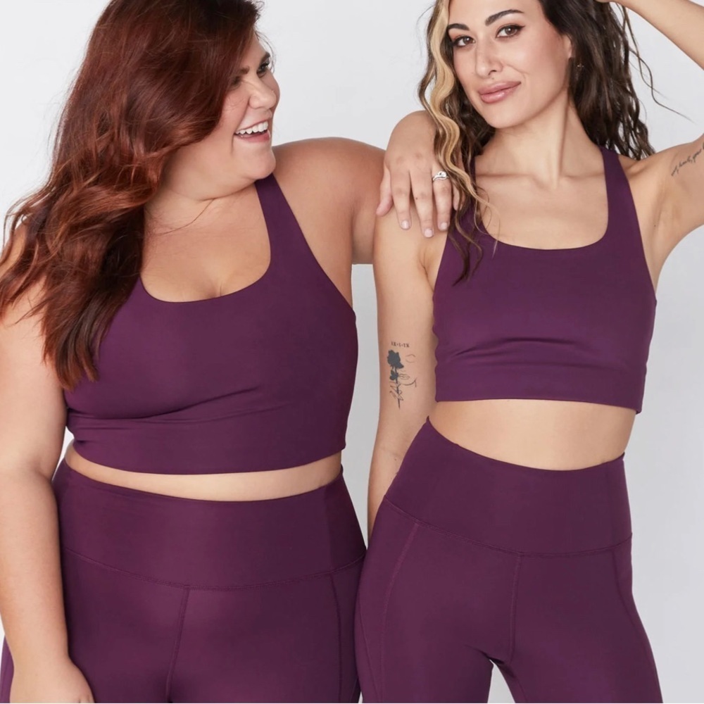 Girlfriend‎ Collective Plum Paloma Racerback Bra